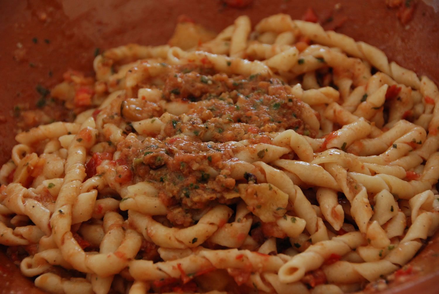 Busiate al pesto trapanese