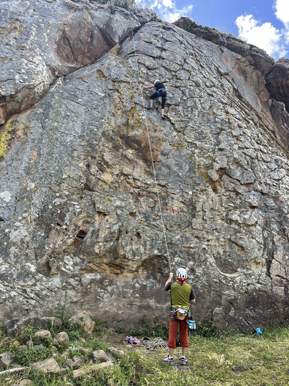 Climbing at Cala Mancina