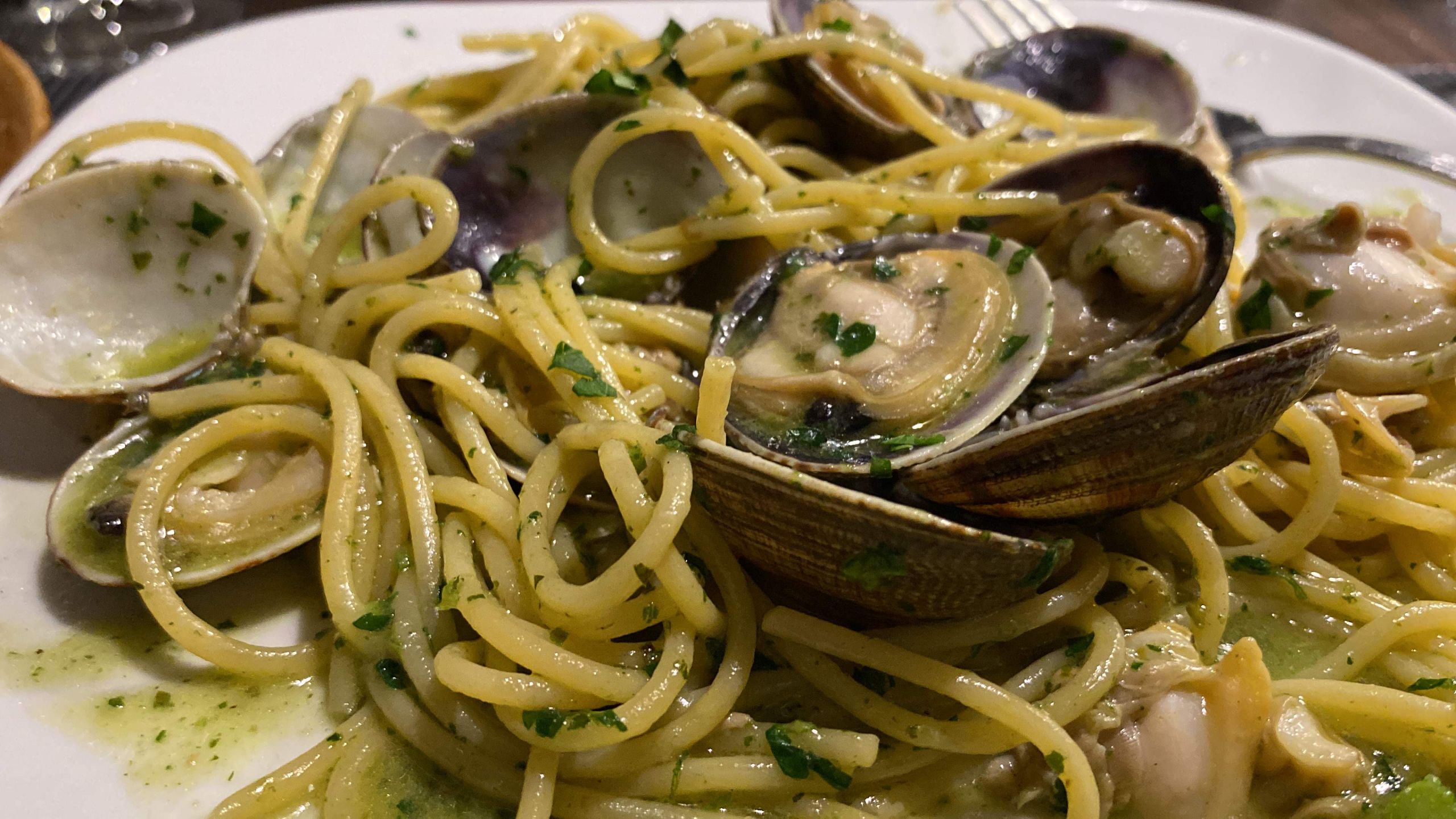 spaghetti con le vongole